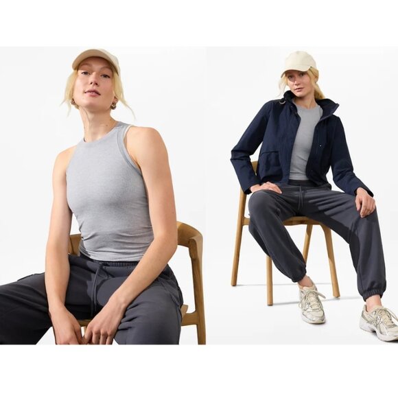 Athleta | Renew Seamless Racerback Tank In Grey - Picture 11 of 12